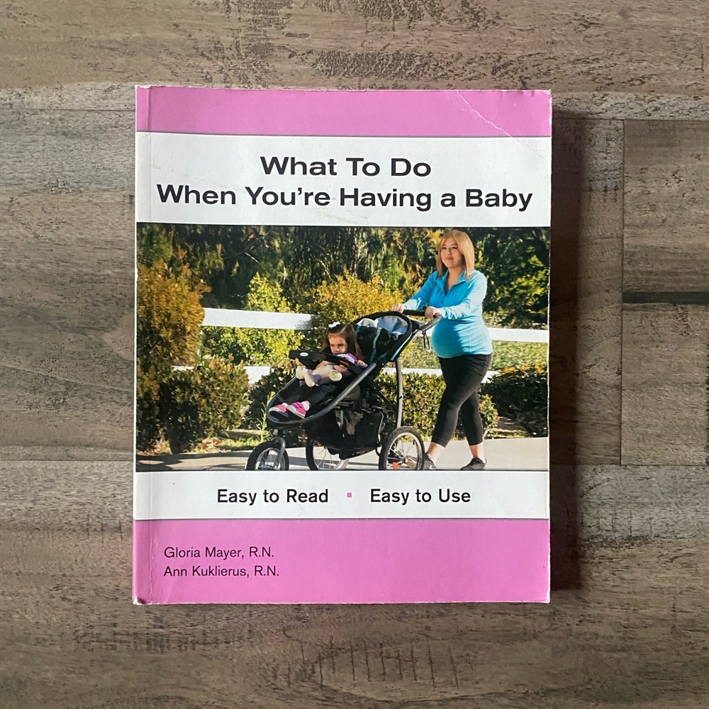 What To Do When You're Having a Baby By Gloria Mayer Easy To Read Pregnant Book